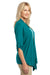 Port Authority L543 Womens Concept Shrug Teal Green Side