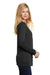 Port Authority L545 Womens Concept Long Sleeve Cardigan Sweater Black Side