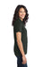 Port Authority L555 Womens Moisture Wicking Short Sleeve Polo Shirt Smoke Grey Side