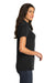 Port Authority L567 Womens 5-in-1 Performance Moisture Wicking Short Sleeve Polo Shirt Black Side