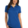 Port Authority Womens 5-in-1 Performance Moisture Wicking Short Sleeve Polo Shirt - Cobalt Blue - Closeout