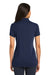 Port Authority L567 Womens 5-in-1 Performance Moisture Wicking Short Sleeve Polo Shirt Navy Blue Back
