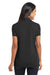 Port Authority L568 Womens Cotton Touch Performance Moisture Wicking Short Sleeve Polo Shirt Black Back