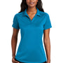 Port Authority Womens Moisture Wicking Short Sleeve Polo Shirt - Blue Wake
