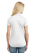Port Authority L569 Womens Moisture Wicking Short Sleeve Polo Shirt White Back