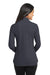 Port Authority L570 Womens Dimension Moisture Wicking Long Sleeve Button Down Shirt Battleship Grey Back