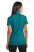 Port Authority L571 Womens Dimension Moisture Wicking Short Sleeve Polo Shirt Teal Green Back