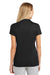 Port Authority L573 Womens Rapid Dry Moisture Wicking Short Sleeve Polo Shirt Black Back