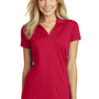Port Authority Womens Rapid Dry Moisture Wicking Short Sleeve Polo Shirt - Engine Red