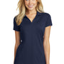Port Authority Womens Rapid Dry Moisture Wicking Short Sleeve Polo Shirt - True Navy Blue