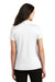 Port Authority L575 Womens Crossover Moisture Wicking Short Sleeve Polo Shirt White Back