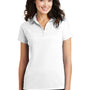 Port Authority Womens Crossover Moisture Wicking Short Sleeve Polo Shirt - White - Closeout