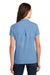 Port Authority L577 Womens Meridian Short Sleeve Polo Shirt Blue Skies Back