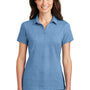 Port Authority Womens Meridian Short Sleeve Polo Shirt - Blue Skies - Closeout