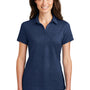 Port Authority Womens Meridian Short Sleeve Polo Shirt - Estate Blue - Closeout