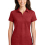 Port Authority Womens Meridian Short Sleeve Polo Shirt - Flame Red - Closeout