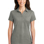 Port Authority Womens Meridian Short Sleeve Polo Shirt - Monument Grey - Closeout