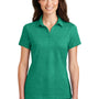 Port Authority Womens Meridian Short Sleeve Polo Shirt - Verdant Green - Closeout