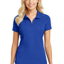 Port Authority Womens Moisture Wicking Short Sleeve Polo Shirt - True Royal Blue