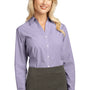 Port Authority Womens Easy Care Wrinkle Resistant Long Sleeve Button Down Shirt - Purple - Closeout