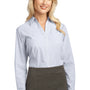 Port Authority Womens Easy Care Wrinkle Resistant Long Sleeve Button Down Shirt - White - Closeout