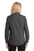 Port Authority L640 Womens Easy Care Wrinkle Resistant Long Sleeve Button Down Shirt Soft Black Back