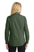 Port Authority L640 Womens Easy Care Wrinkle Resistant Long Sleeve Button Down Shirt Dark Cactus Green Back