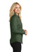 Port Authority L640 Womens Easy Care Wrinkle Resistant Long Sleeve Button Down Shirt Dark Cactus Green Side
