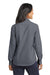 Port Authority L658 Womens SuperPro Oxford Wrinkle Resistant Long Sleeve Button Down Shirt Black Back