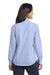 Port Authority L658 Womens SuperPro Oxford Wrinkle Resistant Long Sleeve Button Down Shirt Oxford Blue Back