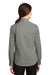 Port Authority L663 Womens SuperPro Wrinkle Resistant Long Sleeve Button Down Shirt Monument Grey Back
