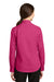Port Authority L663 Womens SuperPro Wrinkle Resistant Long Sleeve Button Down Shirt Azalea Pink Back
