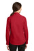 Port Authority L663 Womens SuperPro Wrinkle Resistant Long Sleeve Button Down Shirt Red Back