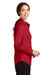 Port Authority L663 Womens SuperPro Wrinkle Resistant Long Sleeve Button Down Shirt Red Side