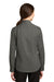 Port Authority L663 Womens SuperPro Wrinkle Resistant Long Sleeve Button Down Shirt Sterling Grey Back