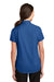 Port Authority L664 Womens SuperPro Wrinkle Resistant Short Sleeve Button Down Shirt Royal Blue Back