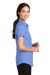 Port Authority L664 Womens SuperPro Wrinkle Resistant Short Sleeve Button Down Shirt Ultramarine Blue Side