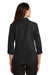 Port Authority L665 Womens SuperPro Wrinkle Resistant 3/4 Sleeve Button Down Shirt Black Back