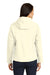 Port Authority L706 Womens Wind & Water Resistant Full Zip Hooded Jacket Chalk White Back