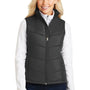 Port Authority Womens Wind & Water Resistant Full Zip Puffy Vest - Black