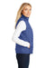 Port Authority L709 Womens Wind & Water Resistant Full Zip Puffy Vest Mediterranean Blue Side