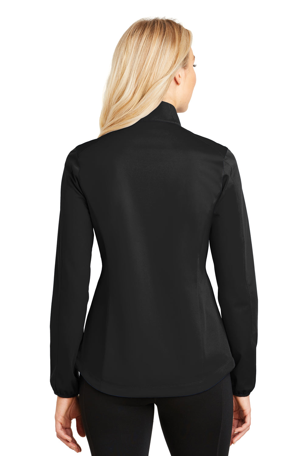 Port Authority L717 Womens Active Wind & Water Resistant Full Zip Jacket Black Back