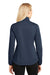 Port Authority L717 Womens Active Wind & Water Resistant Full Zip Jacket Navy Blue Back