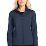 Port Authority Womens Active Wind & Water Resistant Full Zip Jacket - Dress Navy Blue