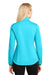 Port Authority L717 Womens Active Wind & Water Resistant Full Zip Jacket Cyan Blue Back