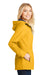 Port Authority L7710 Womens Northwest Slicker Waterproof Full Zip Hooded Jacket Yellow Side