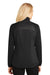 Port Authority L787 Womens Hybrid Wind & Water Resistant Full Zip Jacket Black Back