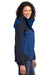 Port Authority L792 Womens Nootka Waterproof Full Zip Hooded Jacket Regatta Blue/Navy Blue Side