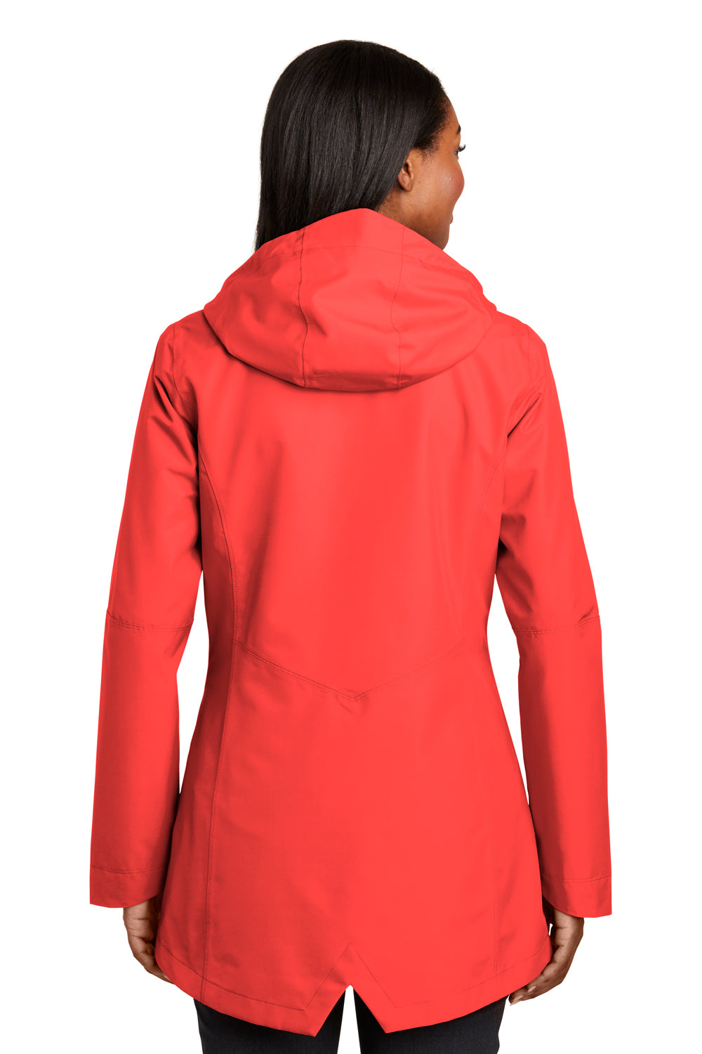 Port Authority L900 Womens Collective Waterproof Full Zip Hooded Jacket Pepper Red Back