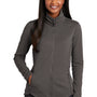 Port Authority Womens Collective Full Zip Smooth Fleece Jacket - Graphite Grey
